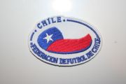 CHILE FEDERACION DE FUTBOL FIFA WORLD CUP SOCCER WHITE PATCH CREST BADGE .. NEW