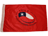 CHILE SELECCION NACIONAL DE FUTBOL 12" X 18" INCHES  HIGH QUALITY FLAG WITH SLEAVE WITHOUT STICK .. FIFA SOCCER WORLD CUP .. NEW