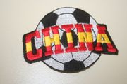 CHINA SOCCER BALL FOOTBALL IRON ON PATCH CREST BADGE ... NEW