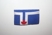 CITY OF TORONTO FLAG IRON ON EMBROIDERED PATCH CREST BADGE .. ONTARIO CANADA .... NEW