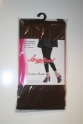 COFFEE COLOR OPAQUE FOOTLESS TIGHTS ... 100-175 LBS ... NEW IN PACKAGE
