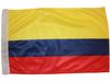 COLOMBIA 12" X 18" INCHES COUNTRY HIGH QUALITY FLAG WITH SLEAVE WITHOUT STICK .. FIFA SOCCER WORLD CUP .. NEW