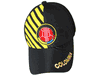 ***SOLD OUT***COLOMBIA BLACK WITH YELLOW STRIPES FLEXFIT HAT CAP .. FIFA SOCCER WORLD CUP .. NEW