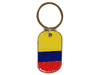 COLOMBIA COUNTRY FLAG KEYCHAIN ..HIGH QUALITY .. NEW