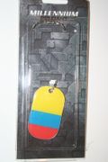 COLOMBIA COUNTRY FLAG METAL DOG TAG NECKLACE PENDENT .. NEW