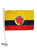 COLOMBIA Federacion Colombiana De Futbol  FIFA World Cup 12" X 18" INCHES HEAVY DUTY  FLAG WITH STICK