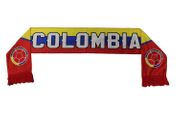 COLOMBIA Federacion Colombiana De Futbol FIFA World Cup FLEECE CRUSHED Thin SCARF