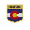 COLORADO USA SHIELD FLAG IRON ON PATCH CREST BADGE 3 X 3 1/2 INCHES ... NEW