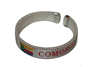 COMOROS WHITE COUNTRY FLAG C' BRACELET WRISTBAND