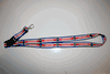 COSTA RICA COUNTRY FLAG LANYARD KEYCHAIN PASSHOLDER ... NEW