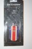 COSTA RICA COUNTRY FLAG METAL DOG TAG NECKLACE PENDANT .. NEW