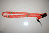 ***SOLD OUT ***COTE D'IVOIRE ORANGE COUNTRY FLAG IVORY COAST LANYARD KEYCHAIN PASSHOLDER .. NEW