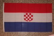 CROATIA 3' X 5' OLD NATIONAL COUNTRY FLAG LARGE BANNER TAPESTRY .. BUY NEW