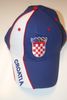 CROATIA COUNTRY FLAG BLUE EMBROIDERED HAT CAP .. FIFA WORLD CUP SOCCER FOOTBALL .. NEW