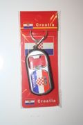 CROATIA COUNTRY FLAG LED LIGHT BOTTLE OPENER KEYCHAIN . NEW