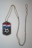 CROATIA COUTRY FLAG SUPER THICK DOG TAG METAL NECKLACE ... NEW