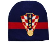 CROATIA HRVATSKA BLUE WITH RED STRIPE NHS LOGO TOQUE HAT CAP .. FIFA SOCCER WORLD CUP .. NEW