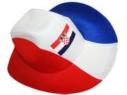 *** SOLD OUT *** CROATIA HRVATSKA COUNTRY FLAG COWBOY STYLE HAT CAP .. FIFA SOCCER WORLD CUP .. NEW