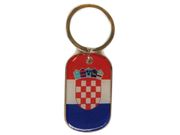 CROATIA HRVATSKA COUNTRY FLAG KEYCHAIN ..HIGH QUALITY .. NEW