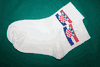 CROATIA HRVATSKA COUNTRY FLAG PAIR OF WHITE HIGH QUALITY DRESS SOCKS ... 2 SIZES AVAILABLE .. MEN'S & WOMEN'S .. NEW IN PACKAGE
