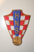 CROATIA HRVATSKA HNS SMALL PATCH CREST BADGE .. NEW