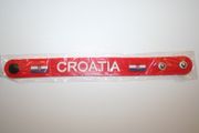 CROATIA RED COUNTRY FLAG WRISTBAND BRACELET ... HRVATSKA .. NEW