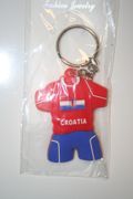 CROATIA RED SOCCER JERSEY KEYCHAIN ... FIFA WORLD  CUP FOOTBALL ... NEW
