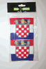 CROATIA SET OF 2 COUNTRY FLAG WRISTBANDS SWEATBANDS .. HRVATSKA ... NEW