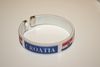 CROATIA WHITE COUNTRY FLAG FLEXIBLE BRACELET WRISTBAND .. NEW