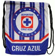 CRUZ AZUL DEPORTIVO ( Mexico ) Soccer Team Logo Drawstring Knapsack BAG 14" x 18" Inch.