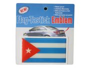 CUBA COUNTRY FLAG BUMPER DECAL STICKER EMBLEM ...