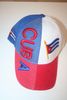 CUBA COUNTRY FLAG COLORS EMBOSSED EMBROIDERED ADULT HAT CAP .. NEW
