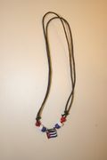 CUBA COUNTRY FLAG METAL NECKLACE ... NEW