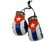 CUBA COUNTRY FLAG MINI BOXING GLOVES ..HIGH QUALITY .. NEW