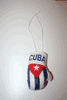 CUBA COUNTRY FLAG MINIATURE BOXING GLOVE ... HIGH QUALITY NEW