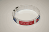 CUBA COUNTRY FLAG WHITE FLEXIBLE METAL NYLON BRACELET ... NEW