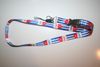 CUBA HIGH GLOSS COUNTRY FLAG LANYARD KEYCHAIN PASSHOLDER .. NEW
