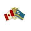 CURACAO / CANADA COUNTRY FLAG SMALL METAL FRIENDSHIP LAPEL PIN BADGE .. NEW CURACAO / CANADA COUNTRY FLAG SMALL METAL FRIENDSHIP LAPEL PIN BADGE .. NEW