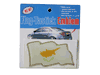 CYPRUS COUNTRY FLAG WAVY BUMPER DECAL STICKER EMBLEM ...