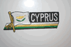 CYPRUS COUNTRY FLAG WORD IRON-ON PATCH CREST BADGE .. NEW