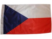 CZECH REPUBLIC 12" X 18" INCHES COUNTRY HIGH QUALITY FLAG WITH SLEAVE WITHOUT STICK .. FIFA SOCCER WORLD CUP .. NEW