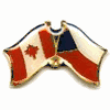 CZECH REPUBLIC / CANADA COUNTRY FLAG SMALL METAL FRIENDSHIP LAPEL PIN BADGE .. NEW CZECH REPUBLIC / CANADA COUNTRY FLAG SMALL METAL FRIENDSHIP LAPEL PIN BADGE .. NEW
