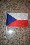 CZECH REPUBLIC COUNTRY CAR AUTOMOBILE FLAG ... EURO CUP .. NEW