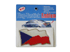 CZECH REPUBLIC COUNTRY FLAG BUMPER DECAL STICKER EMBLEM ...