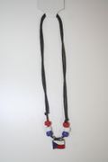 CZECH REPUBLIC COUNTRY FLAG METAL NECKLACE CHOKER .. NEW
