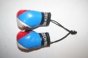 CZECH REPUBLIC COUNTRY FLAG PAIR OF MINIATURE BOXING GLOVES ... NEW