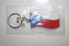CZECH REPUBLIC COUNTRY FLAG SILICONE KEYCHAIN .. NEW
