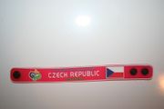 CZECH REPUBLIC FIFA WORLD CUP 2006 RED WRISTBAND BRACELET .. FOOTBALL SOCCER .. NEW 
