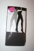 DARK GREY OPAQUE TIGHTS LEGGINGS WITH FEET BY MUSIC LEGS 100 - 175 LBS .. NEW IN PACKAGE