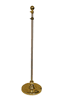*** NO CANADA OR INTERNATIONAL SHIPPING *** DELUXE ALUMINUM ADJUSTABLE FLAGPOLE KIT WITH GOLD PLAASTIC BASE .. SIZE : 36" X 65" INCH